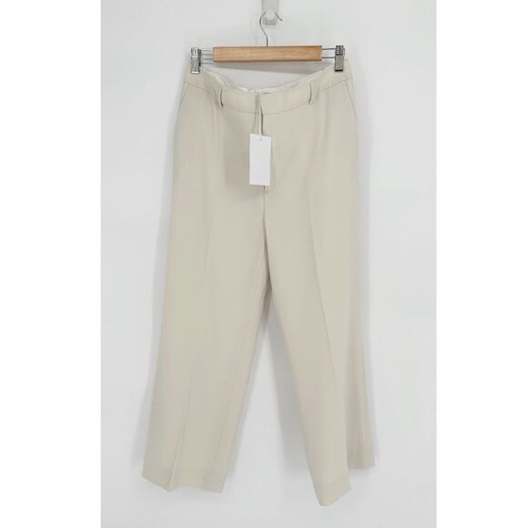 NEW Filippa K Hutton Straight Trouser Pants High Rise in Ivory Women's 38 US 8 - Picture 2 of 10